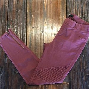 Beulah moto jeggings